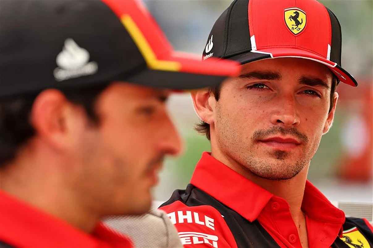 Carlos Sainz on working with Charles Leclerc: 'We have a healthy  competition between us'